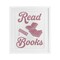 Stupell Industries Read More Books Pink Framed Print Under Glass, design by Marcus Prime